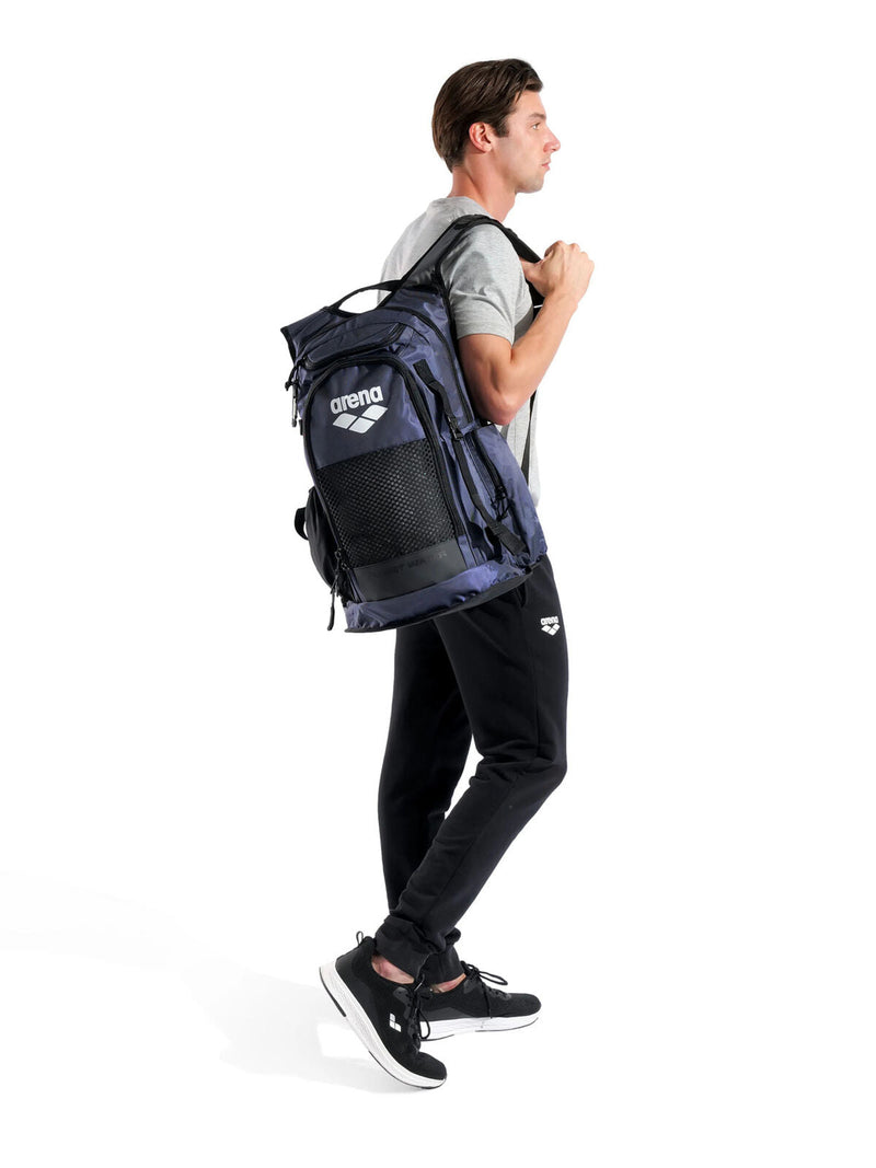 Load image into Gallery viewer, Arena All Set Backpack 45L Sports Swimming Bag Aquabreathe Water-Repellent Laptop Pocket in Navy-2