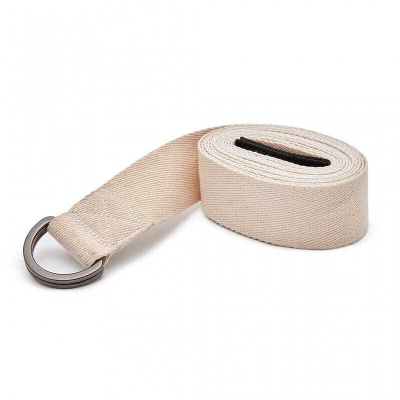 Load image into Gallery viewer, Adidas Premium Yoga Strap 2.5m Long Adjustable Belt Pilates Stretching Poses - Beige