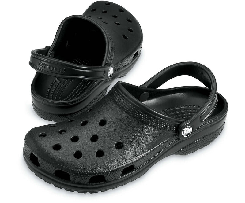 Load image into Gallery viewer, Crocs Classic Clogs Roomy Fit Sandal Clog Sandals Slides Waterproof - Black-0