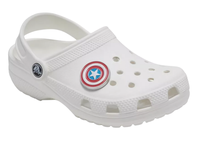 Load image into Gallery viewer, 1x Crocs Captain America 1 Shield Jibbitz Charm - 100% Authentic-0