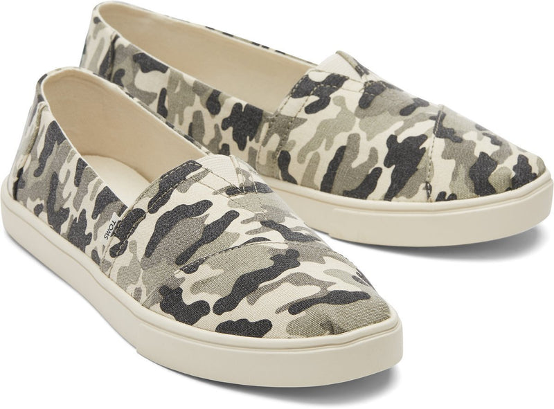 Load image into Gallery viewer, TOMS Womens Casual Canvas Slip On Sneakers Shoes Espadrilles - Army Camo Camouflage-3