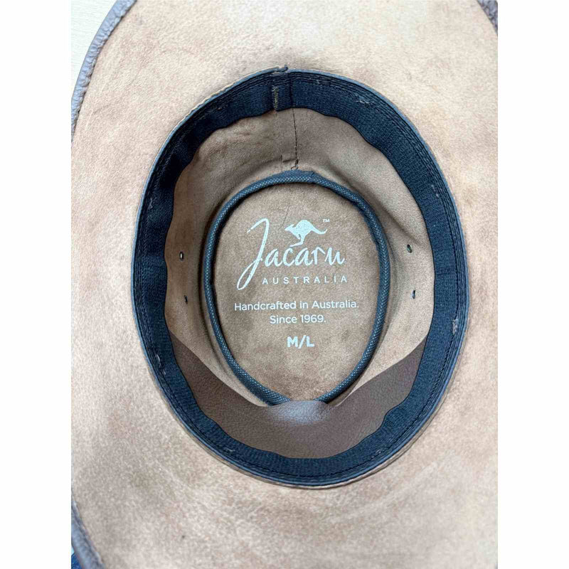 Load image into Gallery viewer, Jacaru 1001 Kangaroo Leather Hat – UPF 50+