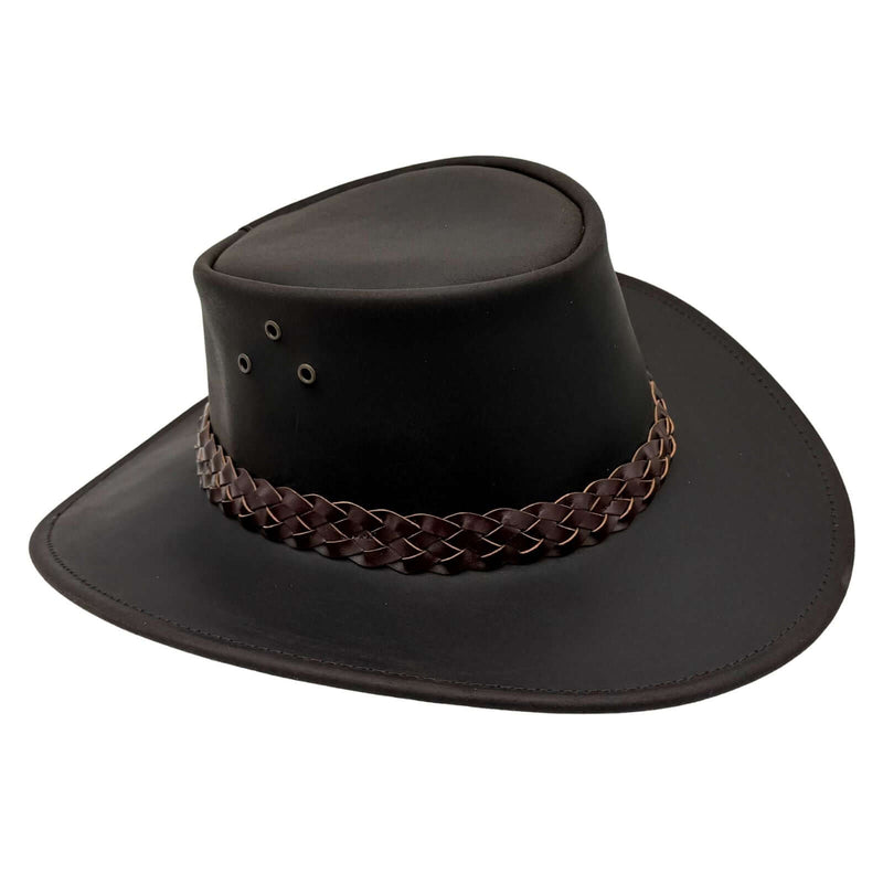 Load image into Gallery viewer, Jacaru 1006 Wallaroo Oil Hat – Oiled Leather | UPF 50+