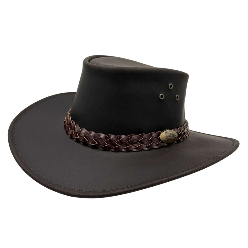 Load image into Gallery viewer, Jacaru 1006 Wallaroo Oil Hat – Oiled Leather | UPF 50+