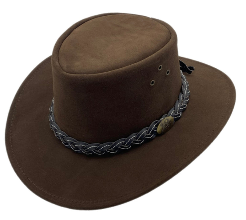 Load image into Gallery viewer, Jacaru 1007 Wallaroo Suede Hat – UPF 50+ | 10-Year Warranty