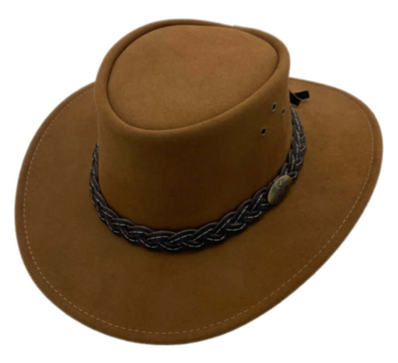 Load image into Gallery viewer, Jacaru 1007 Wallaroo Suede Hat – UPF 50+ | 10-Year Warranty