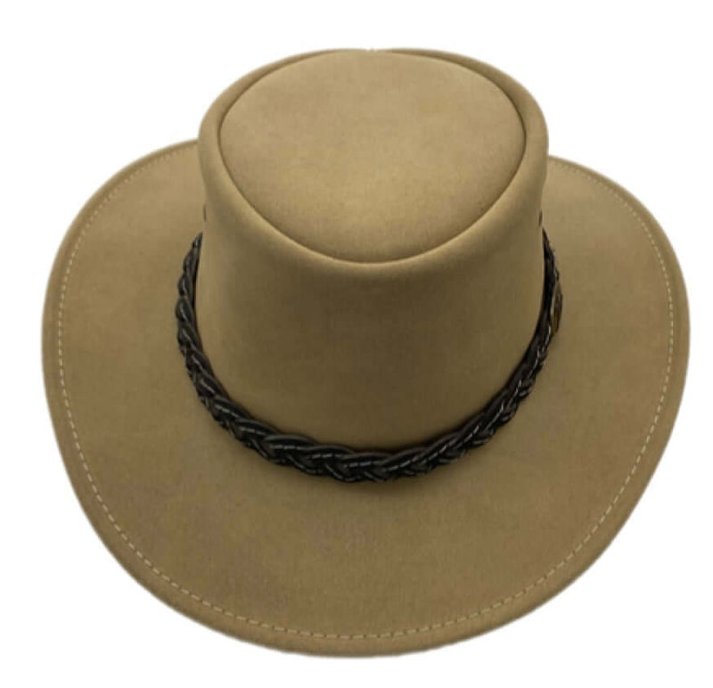 Load image into Gallery viewer, Jacaru 1007 Wallaroo Suede Hat – UPF 50+ | 10-Year Warranty