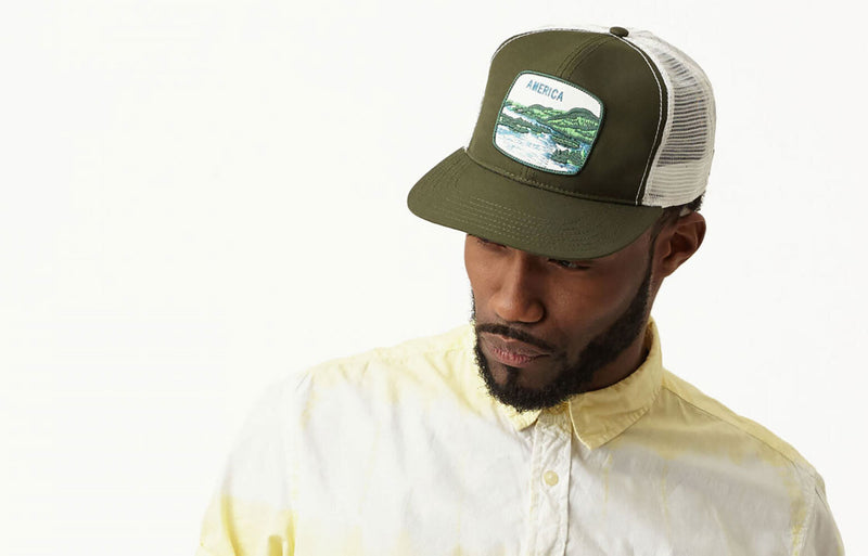 Load image into Gallery viewer, Goorin Brothers Uhmerrica America Baseball Trucker Cap Hat Bros - Coffee-2