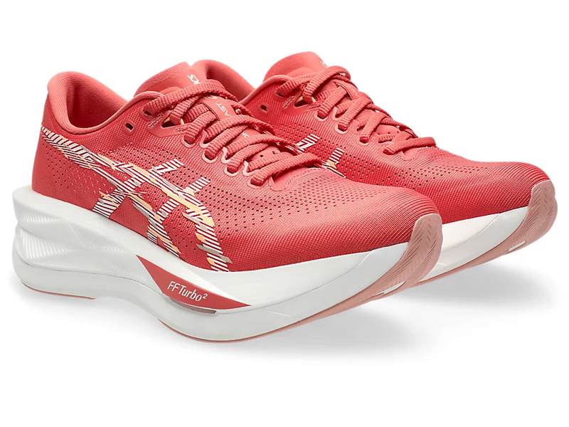Load image into Gallery viewer, Asics Womens Sonicblast Sneakers Runners Shoes in Dark Pink Clay/White-0