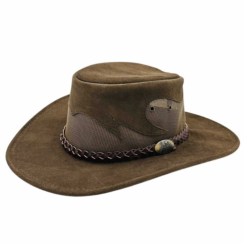 Load image into Gallery viewer, Jacaru 1021 Blaze Hat – Suede & Mesh Crown | Made in Australia