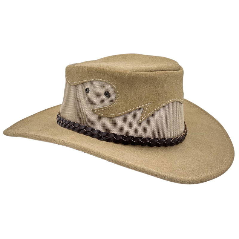 Load image into Gallery viewer, Jacaru 1021 Blaze Hat – Suede & Mesh Crown | Made in Australia