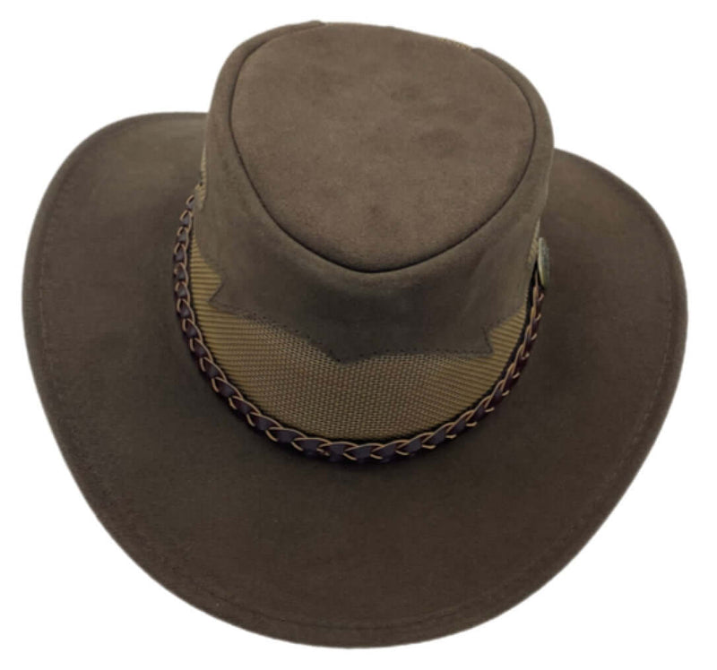 Load image into Gallery viewer, Jacaru 1021 Blaze Hat – Suede & Mesh Crown | Made in Australia