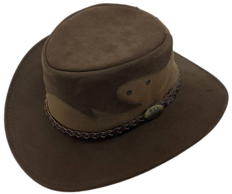Load image into Gallery viewer, Jacaru 1021 Blaze Hat – Suede & Mesh Crown | Made in Australia