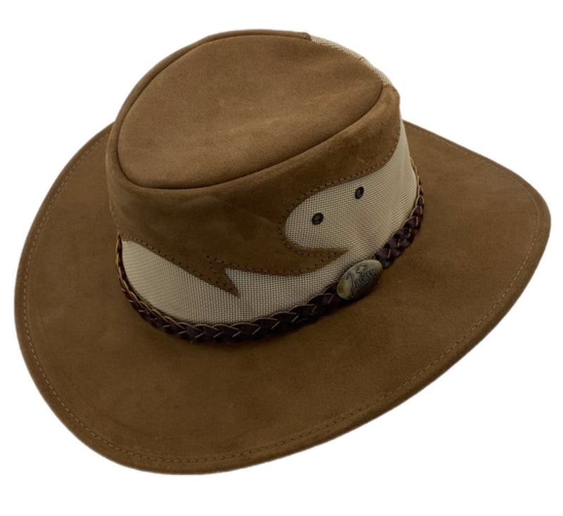 Load image into Gallery viewer, Jacaru 1021 Blaze Hat – Suede & Mesh Crown | Made in Australia