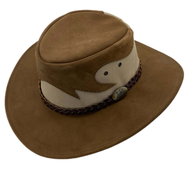 Load image into Gallery viewer, Jacaru 1021 Blaze Hat – Suede & Mesh Crown | Made in Australia