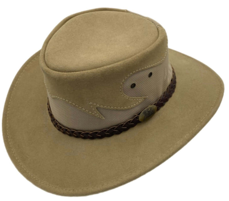 Load image into Gallery viewer, Jacaru 1021 Blaze Hat – Suede & Mesh Crown | Made in Australia