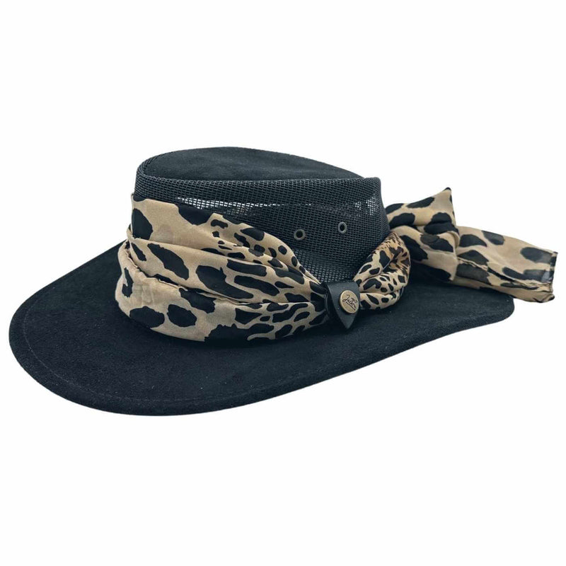 Load image into Gallery viewer, Jacaru 1022 Shady Lady Hat – Suede Breeze | Scarf | Australia