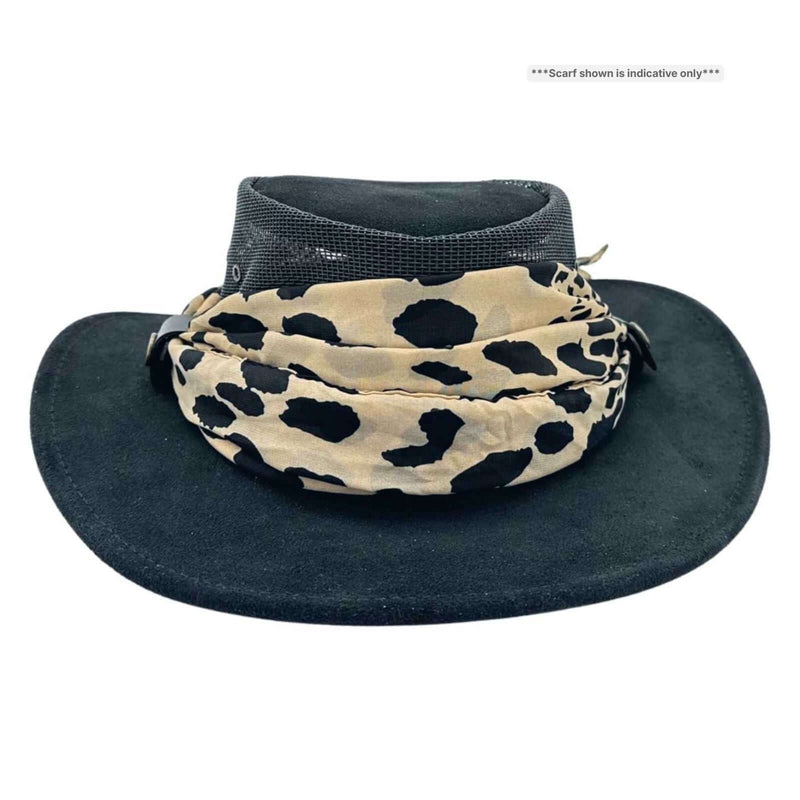 Load image into Gallery viewer, Jacaru 1022 Shady Lady Hat – Suede Breeze | Scarf | Australia