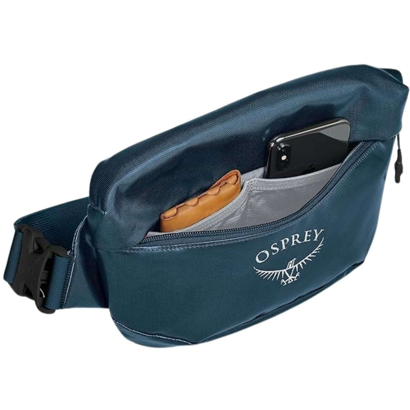 Load image into Gallery viewer, Osprey Transporter Waist Unisex Lifestyle Pack Bum Bag in Venturi Blue-4