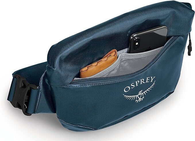 Load image into Gallery viewer, Osprey Transporter Waist Unisex Lifestyle Pack Bum Bag in Venturi Blue-4