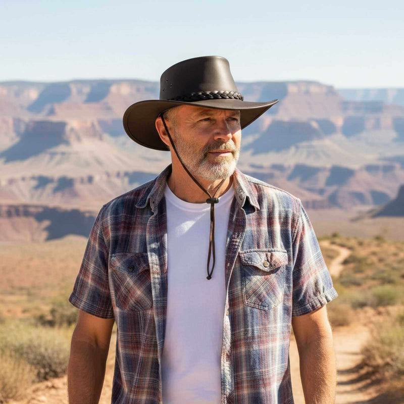 Load image into Gallery viewer, Jacaru 1028 Kangaroo Soft Hat – Chinstrap | UPF 50+