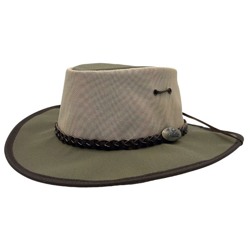 Load image into Gallery viewer, Jacaru 104 Bushbreeze Camper Hat – Canvas & Mesh