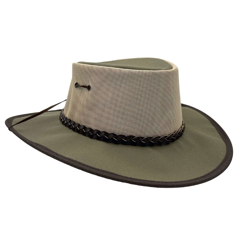 Load image into Gallery viewer, Jacaru 104 Bushbreeze Camper Hat – Canvas & Mesh