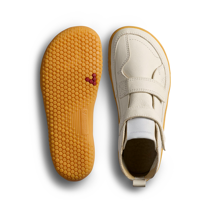 Load image into Gallery viewer, Vivobarefoot Gobi Boot Kids Limestone-1