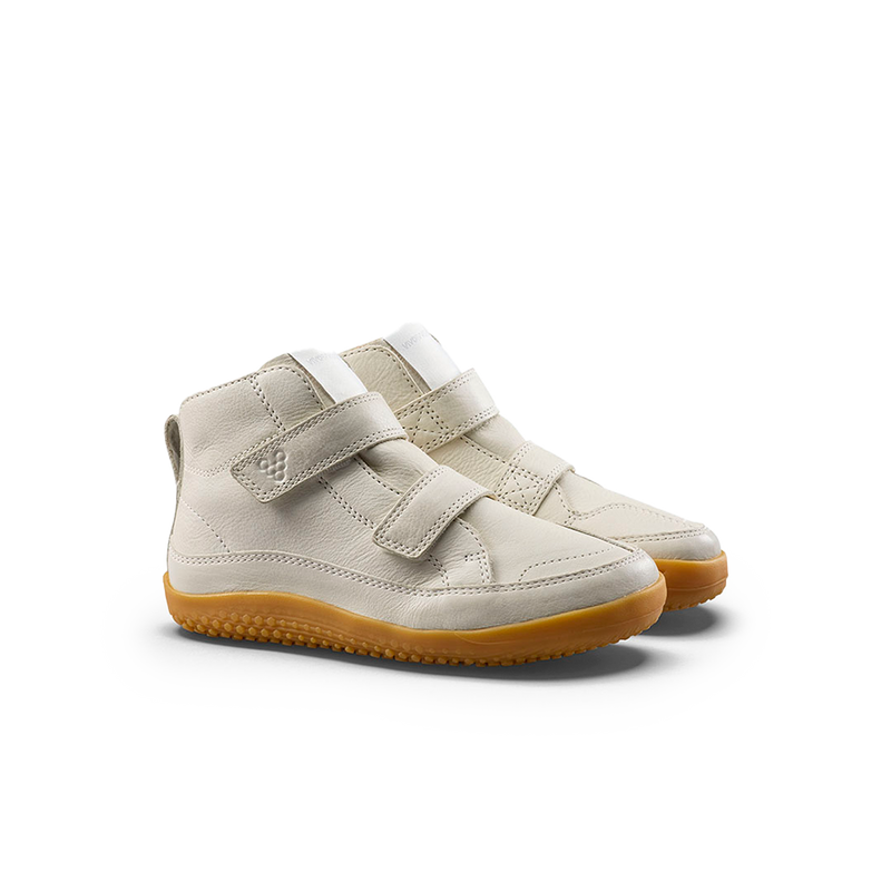 Load image into Gallery viewer, Vivobarefoot Gobi Boot Kids Limestone-3