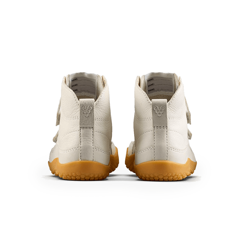 Load image into Gallery viewer, Vivobarefoot Gobi Boot Kids – Limestone