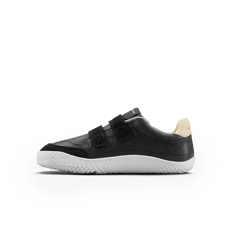 Load image into Gallery viewer, Vivobarefoot Gobi Sneaker Kids Obsidian-2