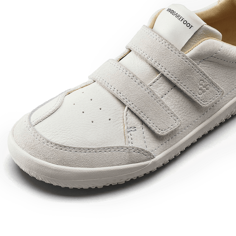 Load image into Gallery viewer, Vivobarefoot Gobi Sneaker Kids – Limestone
