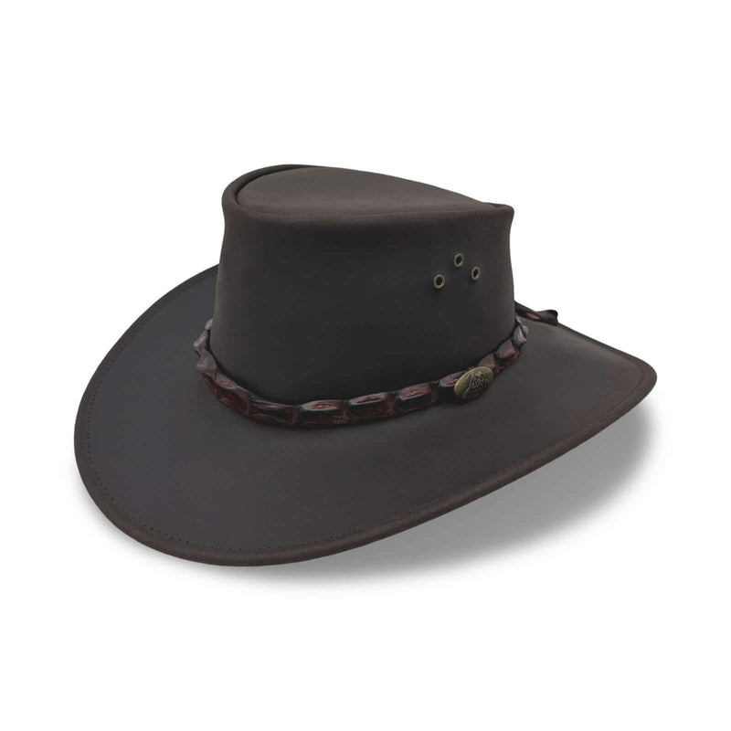 Load image into Gallery viewer, Jacaru 1055 Crackerjack Croc Hat – Genuine Croc Band