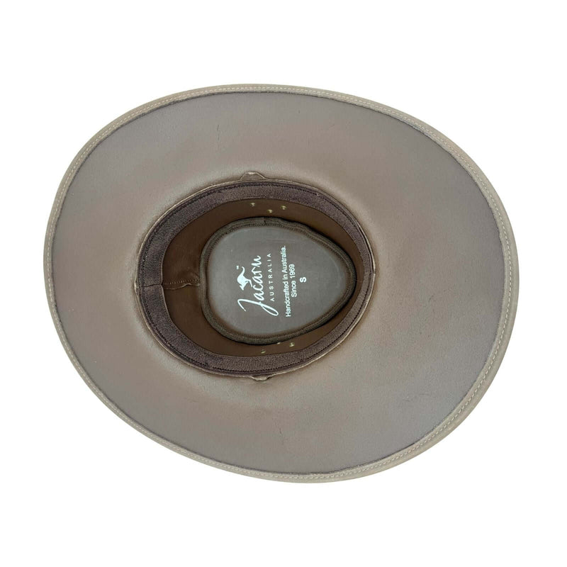 Load image into Gallery viewer, Jacaru 1059 Jabiru Hat – Nubuck Leather | Extra Wide Brim