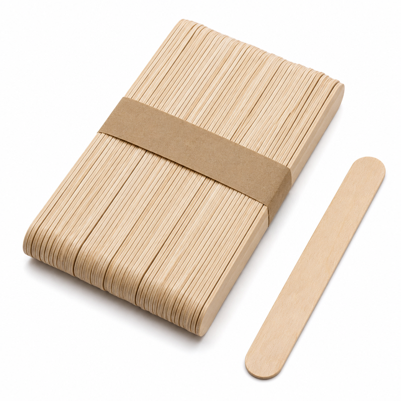 Load image into Gallery viewer, 50x Natural Wooden Craft Sticks 150mm for Arts, Crafts and School Projects-2