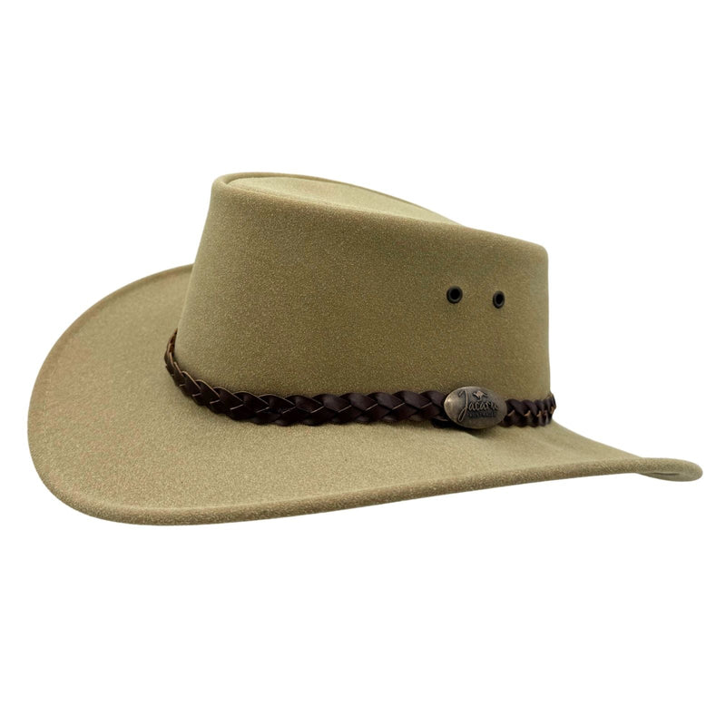 Load image into Gallery viewer, Jacaru 1065 Ranger Hat – Oiled Leather | Wide Brim | UPF 50+