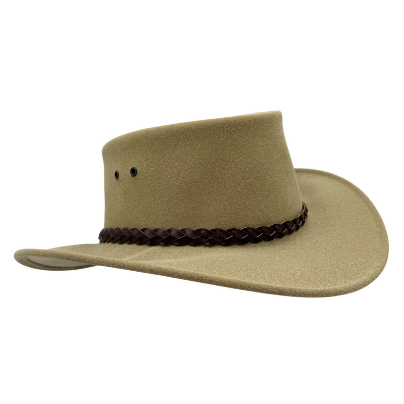 Load image into Gallery viewer, Jacaru 1065 Ranger Hat – Oiled Leather | Wide Brim | UPF 50+