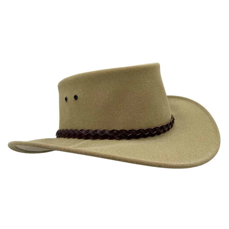 Load image into Gallery viewer, Jacaru 1065 Ranger Hat – Oiled Leather | Wide Brim | UPF 50+