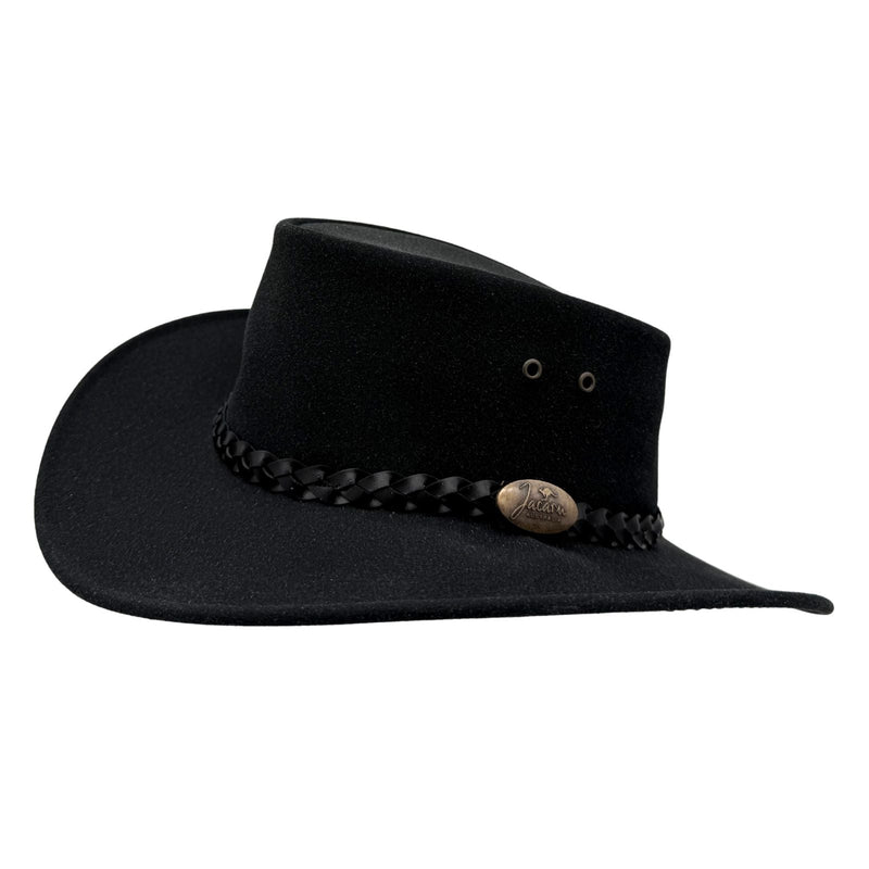 Load image into Gallery viewer, Jacaru 1065 Ranger Hat – Oiled Leather | Wide Brim | UPF 50+