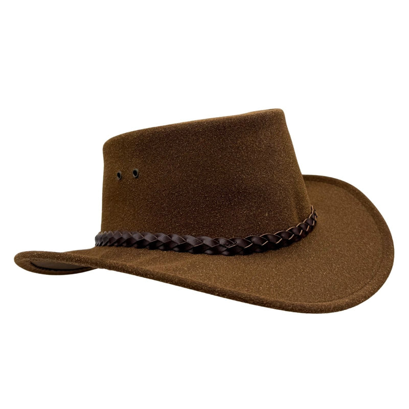 Load image into Gallery viewer, Jacaru 1065 Ranger Hat – Oiled Leather | Wide Brim | UPF 50+