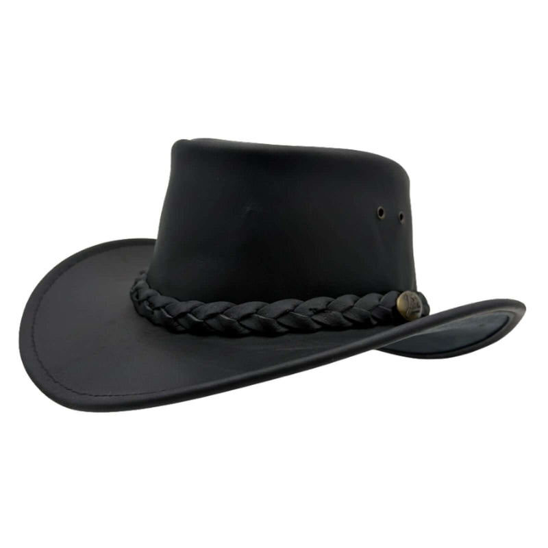 Load image into Gallery viewer, Jacaru 1069 Buffalo Leather Hat – Wide Brim | UPF 50+