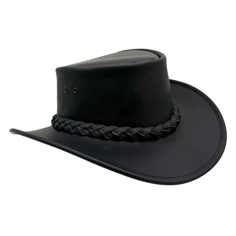 Load image into Gallery viewer, Jacaru 1069 Buffalo Leather Hat – Wide Brim | UPF 50+