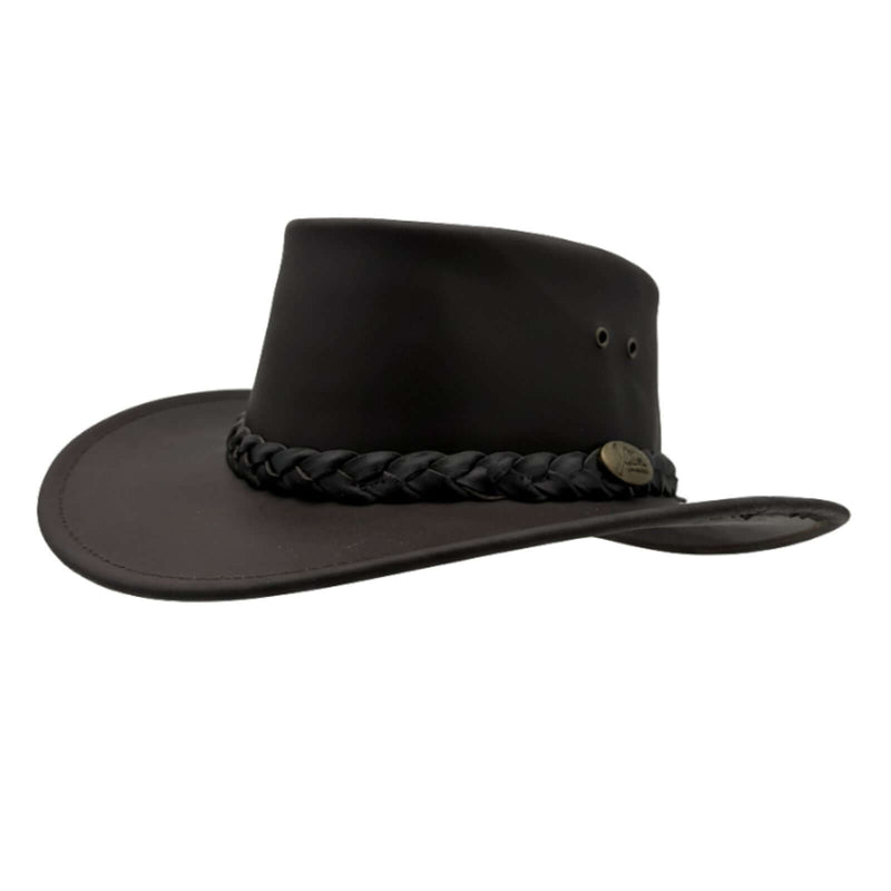Load image into Gallery viewer, Jacaru 1069 Buffalo Leather Hat – Wide Brim | UPF 50+