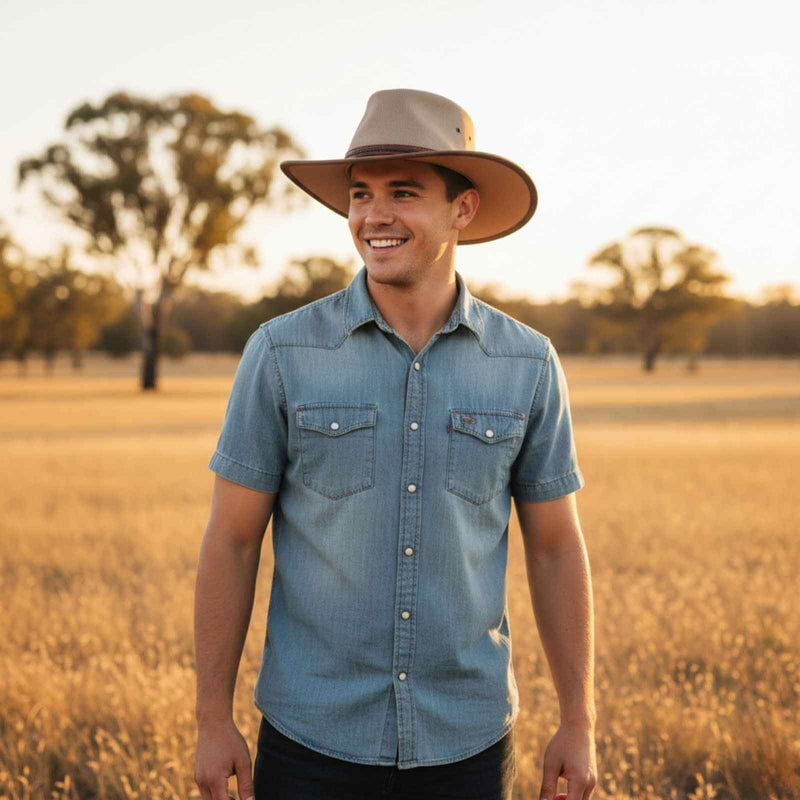 Load image into Gallery viewer, Jacaru 1081 Safari Hat – Canvas & Mesh Breeze | UPF 50+