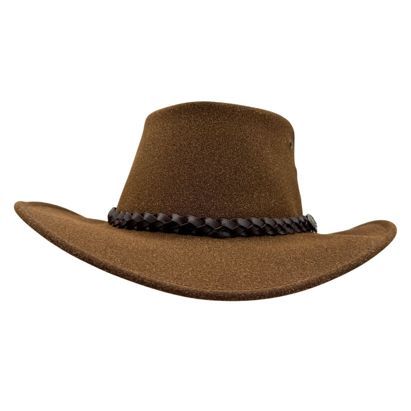 Load image into Gallery viewer, Jacaru 1096 Golfer Hat – Oiled Leather | Low Profile