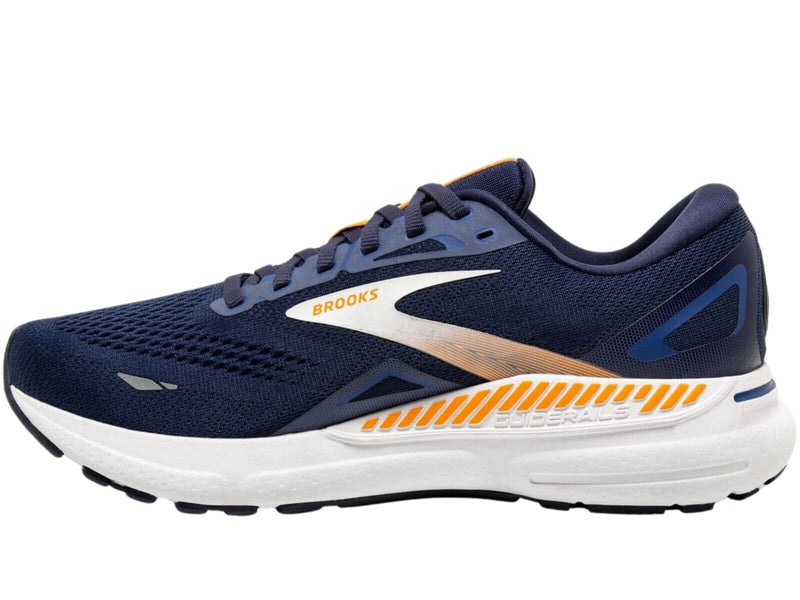 Load image into Gallery viewer, Mens Brooks Adrenaline GTS 23 Running Shoes in Peacoat/Ultramarine/Orange – Size 11.5-4
