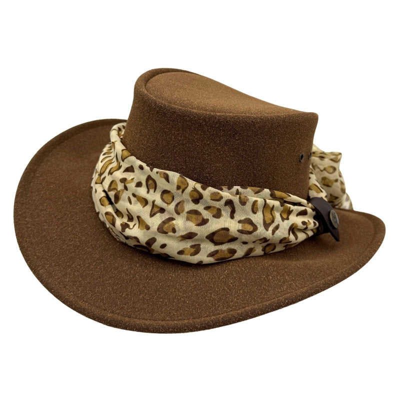 Load image into Gallery viewer, Jacaru 1103 Alice Hat – Vegan Leather, UPF 50+