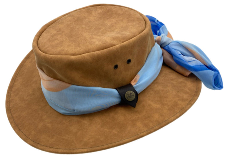 Load image into Gallery viewer, Jacaru 1103 Alice Hat – Vegan Leather, UPF 50+