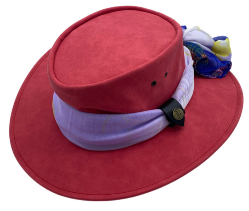 Load image into Gallery viewer, Jacaru 1103 Alice Hat – Vegan Leather, UPF 50+