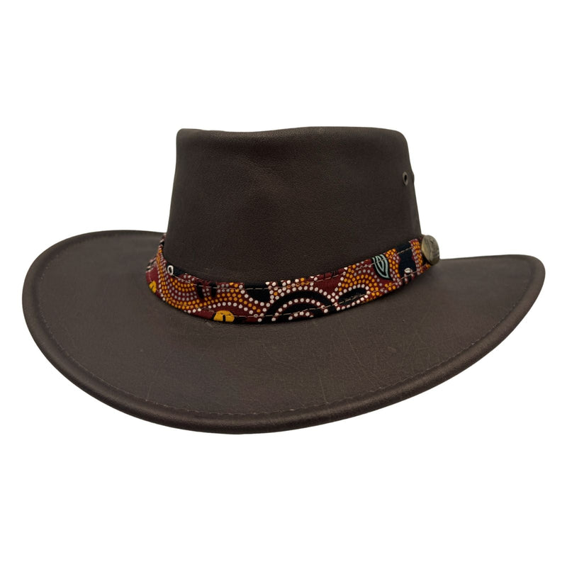 Load image into Gallery viewer, Jacaru 1107 Koori Hat – Aboriginal Art Design | UPF 50+